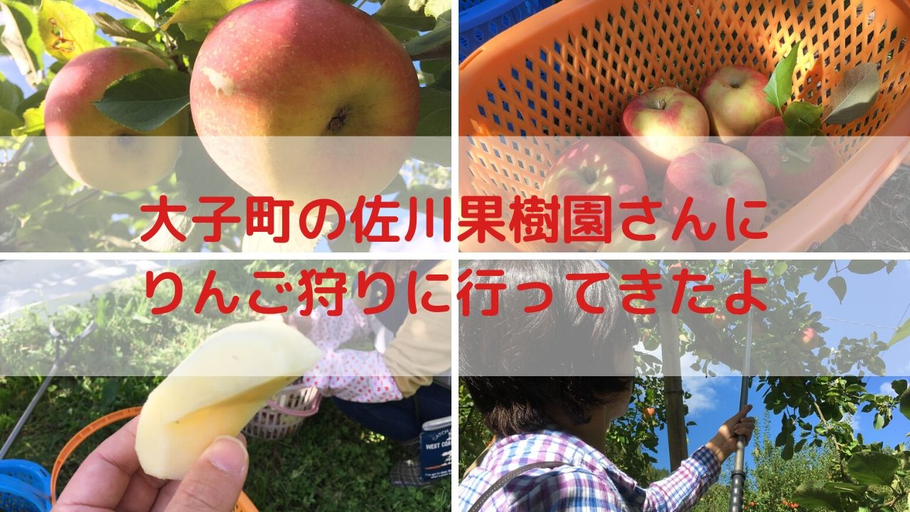 大子町の佐川果樹園さんにりんご狩りに行ってきたよ